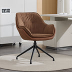 Modern Faux Leather Office Chair, Ergonomic Executive Desk Chair with High Back and Adjustable Features - Grand Goldman