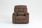 Old age electric lift chair, flat high density foam electric sofa, with heating and massage functions, can tilt to 180 degrees, 2 pocket cup holders, 2 remote controls, 4 OKIN motors - Grand Goldman Shop