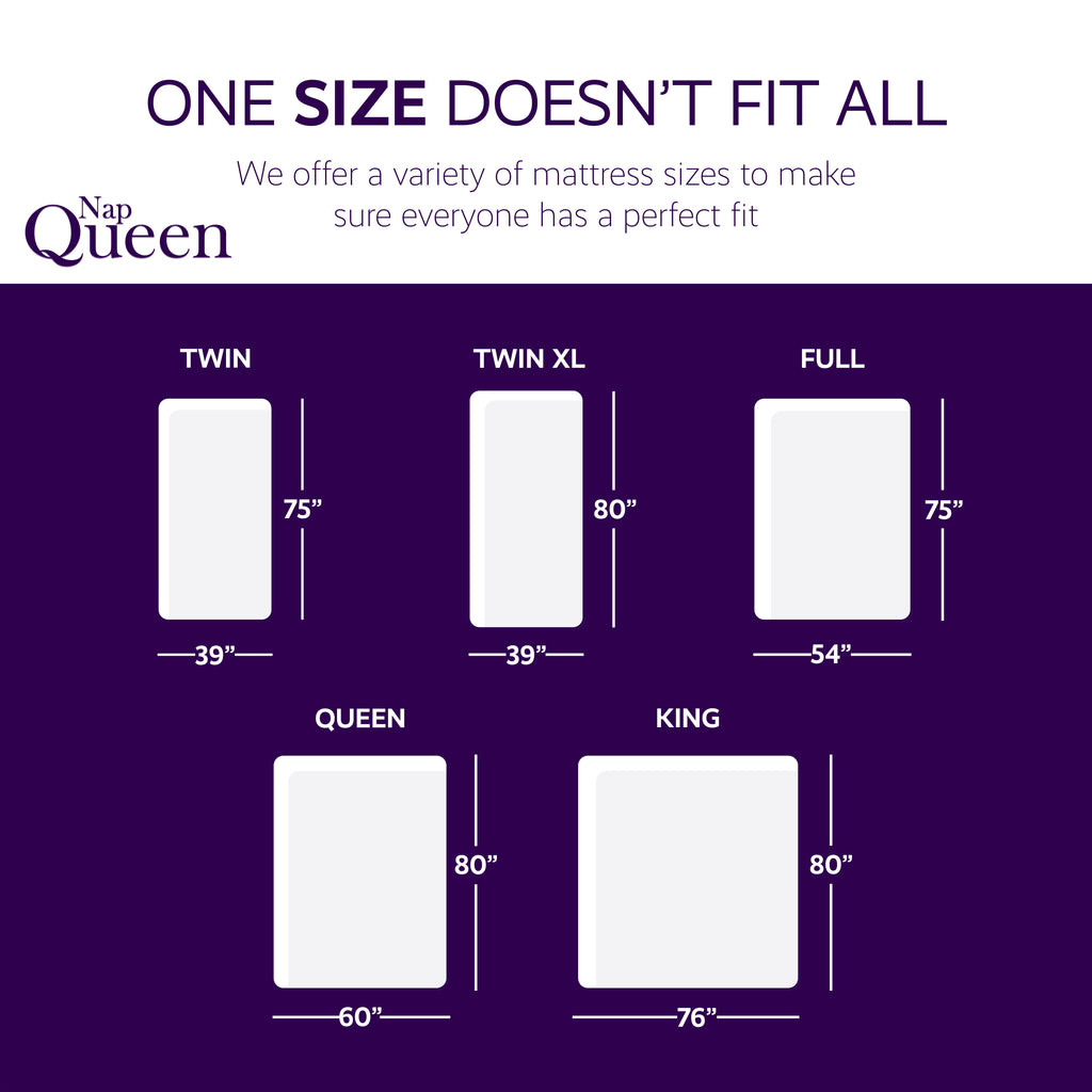NapQueen 6 inch Twin size Memory Foam Mattress - Grand Goldman Shop