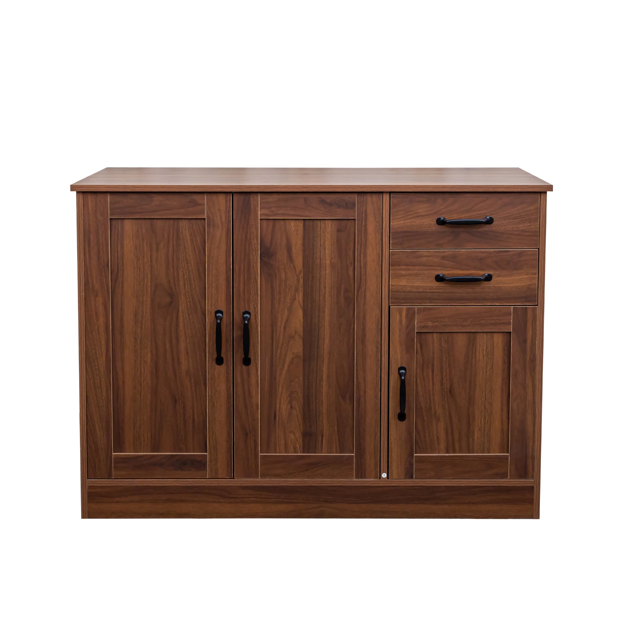 Modern Wood Buffet Sideboard with 2 doors&1 Storage and 2drawers -Entryway Serving Storage Cabinet Doors-Dining Room Console, 43.3 Inch - Grand Goldman Shop
