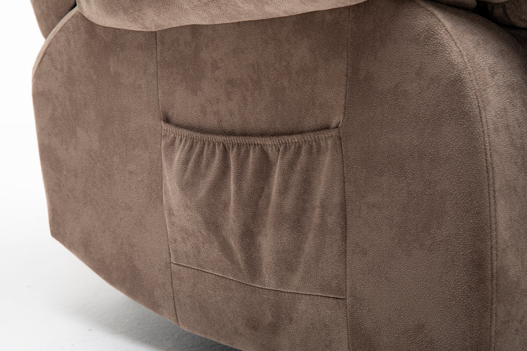 Power Lift Recliner Chair for Elderly- Heavy Duty and Safety Motion Reclining Mechanism-Fabric Sofa Living Room Chair - Grand Goldman Shop