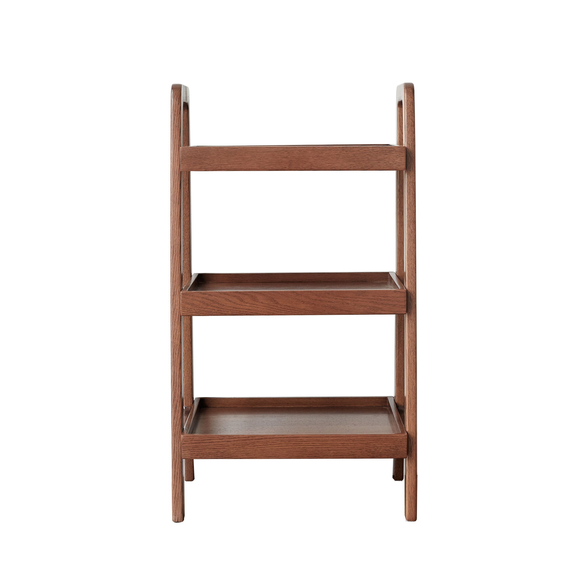 Walnut Color Oak Storage Bench, 3-Tier Beech Wood Shoe Rack for Entryway, Premium Storage Organizer for Bathroom, Living Room, Bedroom, Hallway, Patio, Kitchen - Grand Goldman Shop