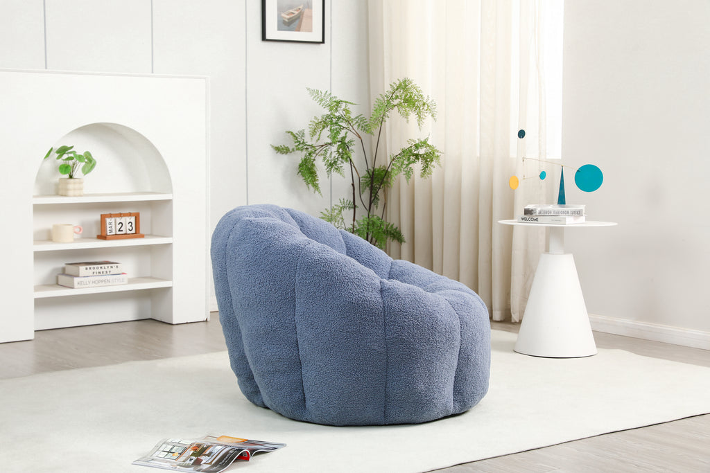 Bean Bag Chair, Bean Bag Sofa Chair with Armrests Stuffed High-Density Foam, Lazy Sofa Comfy Chairs BeanBag Chair for Adults in Living Room,Bedroom Reading - Grand Goldman Shop