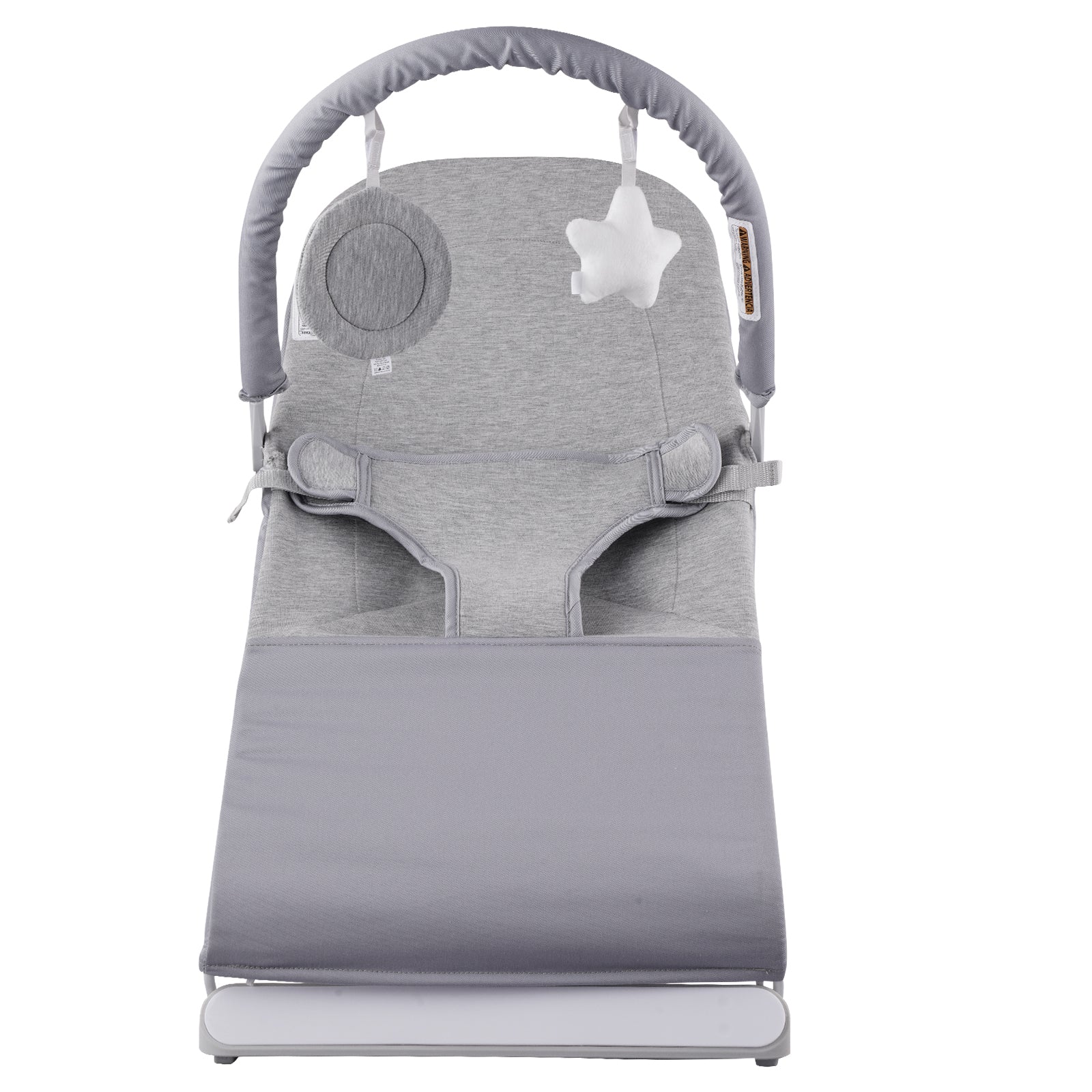 Baby Bouncer Folding Bouncer Seat Chair for Babies 0-9 Months with Toy Bar - Grand Goldman