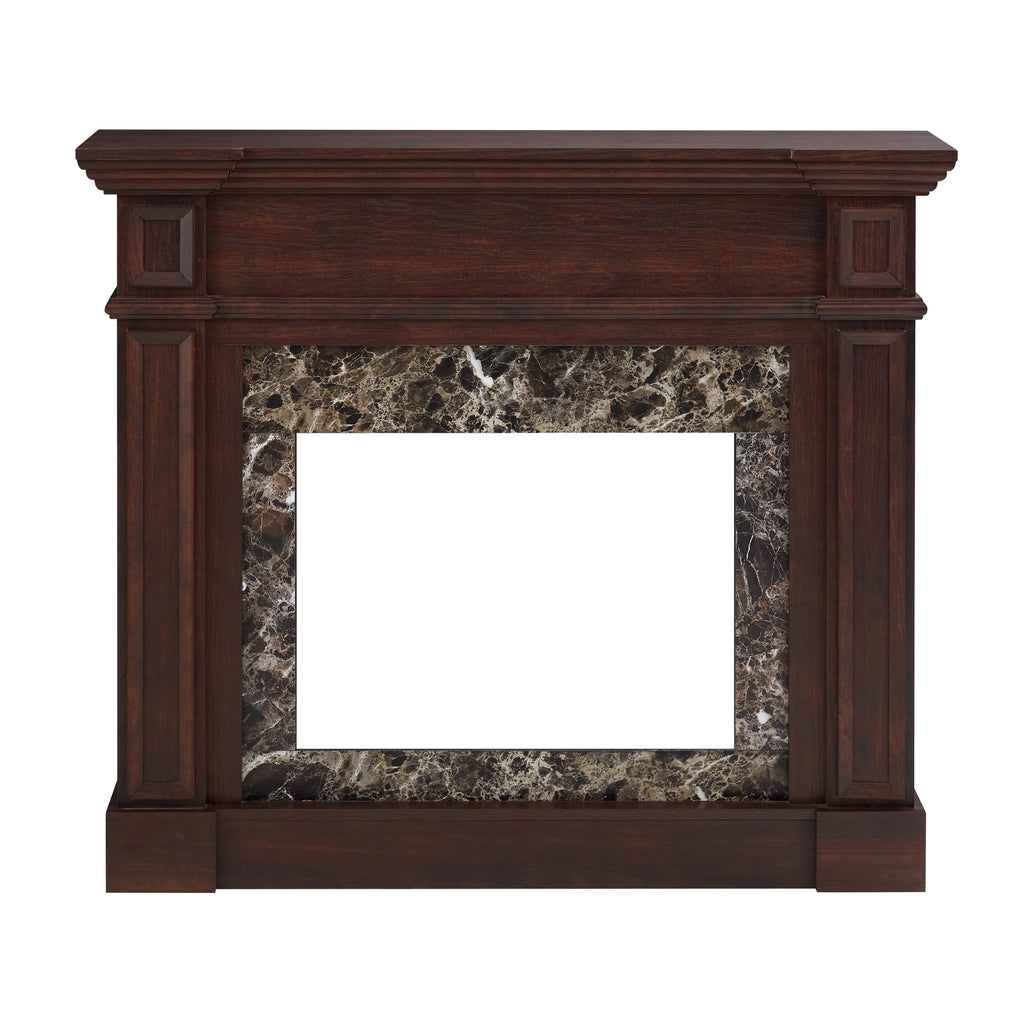 Only Mantel (NOT INCLUDED 23' FIREPLACE)--Cherry, 45.6'W*11.8'D*40'H - Grand Goldman Shop