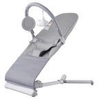 Baby Bouncer Folding Bouncer Seat Chair for Babies 0-9 Months with Toy Bar - Grand Goldman