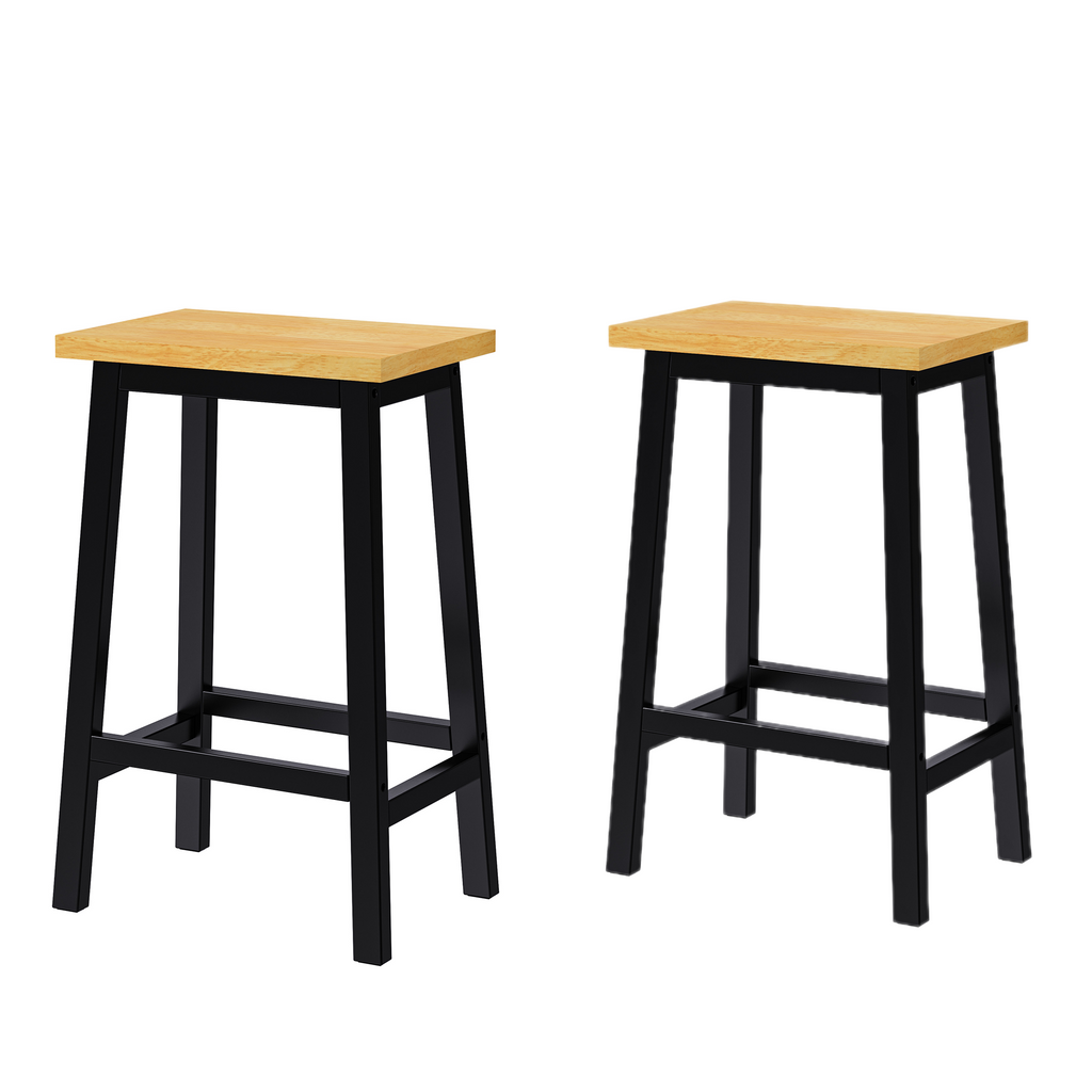 K&K 53inch Large Kitchen Island with 2 Bar Stools, Power Outlet,Door Internal Storage Rack, Kitchen Storage Cart on 5 Wheels with Drop Leaf, 5 Open Side Racks, 3 Drawers,Black (Three Packages) - Grand Goldman Shop