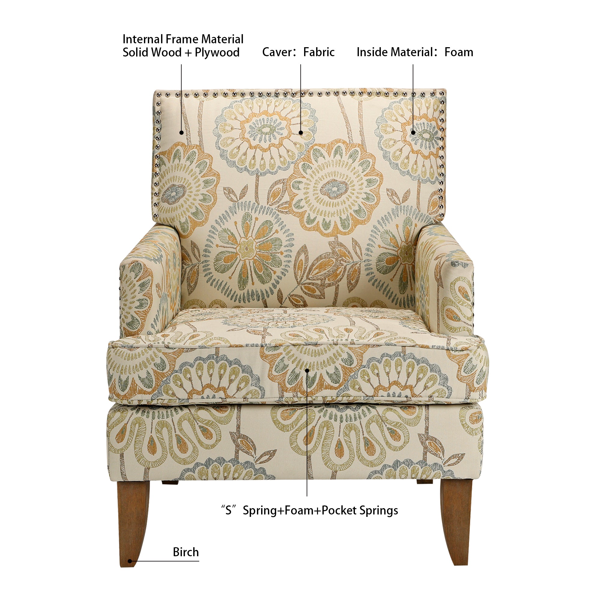 Accent Chairs For Living Room - Grand Goldman Shop