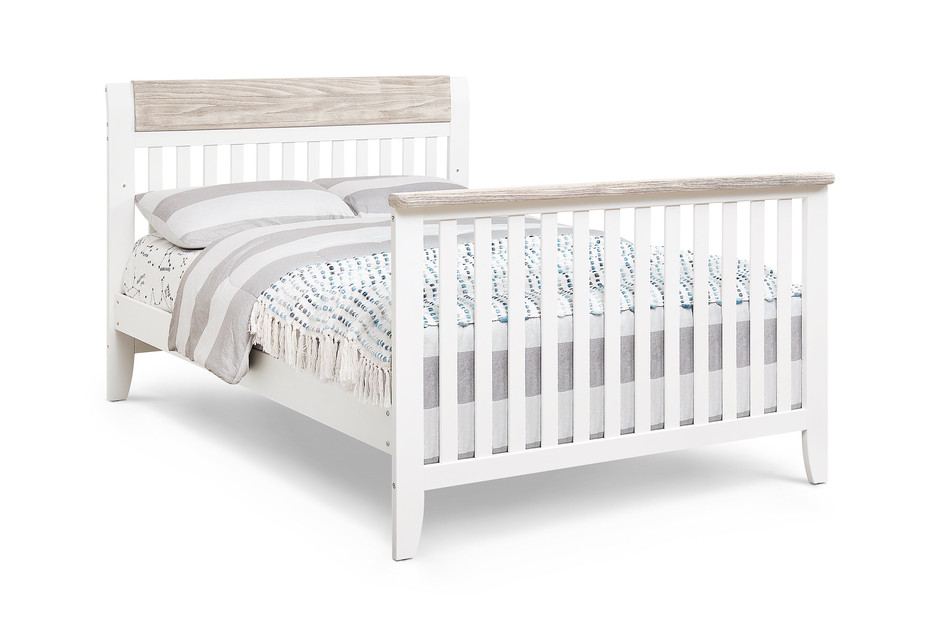 Hayes 4-in-1 Convertible Crib White/Natural - Grand Goldman