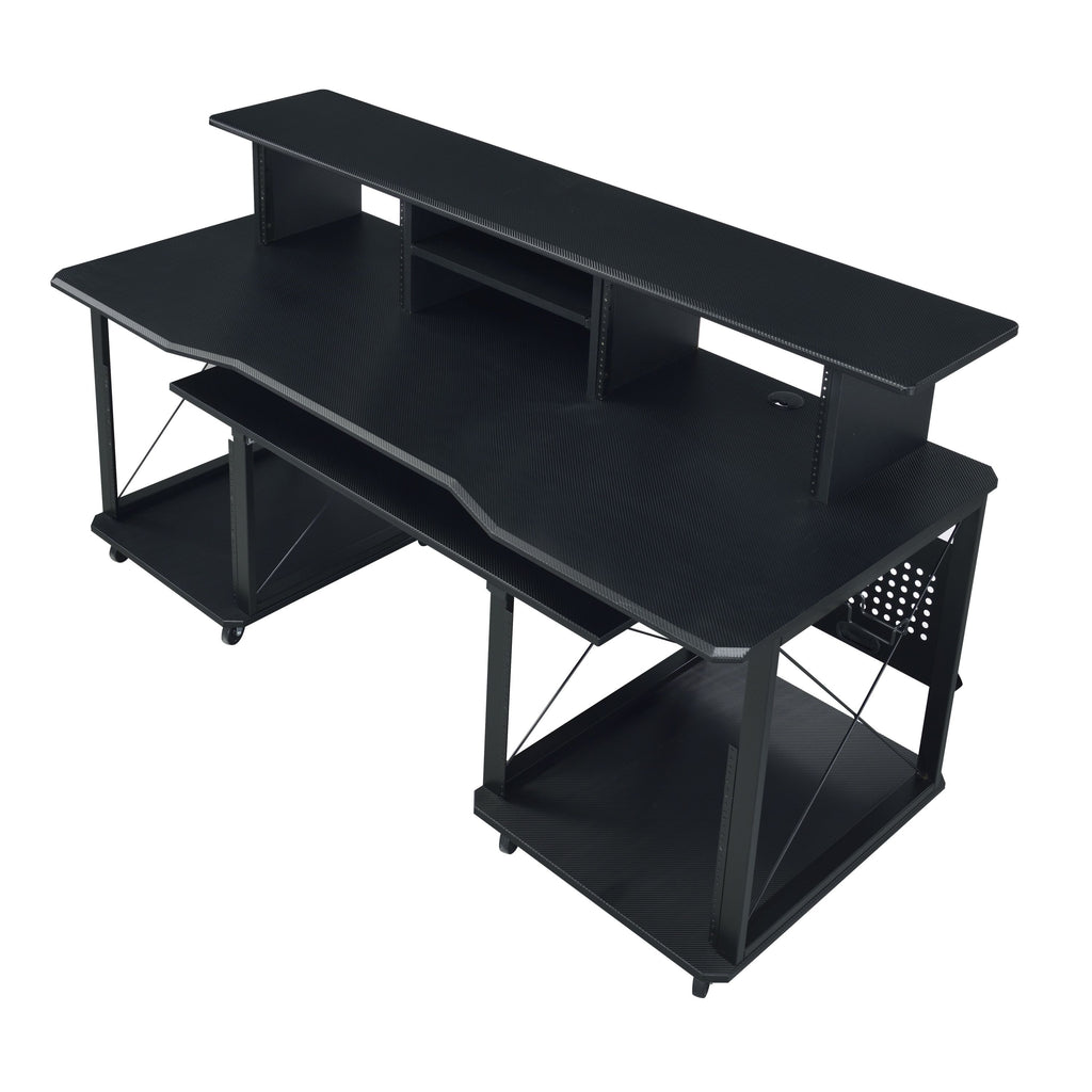 Megara Black Finish Music Desk | Premium Home Decor - Grand Goldman