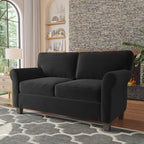57' Modern 2-Seater Corduroy Sofa With Removable Backrest & Seat Cushions,Padded Armrests,High Rebound Sponge Filled with Solid Wood and Composite Frame,Easy Assembly For Living Room,Bedroom,Office. - Grand Goldman Shop