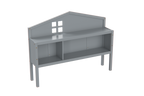 Headboard Storage Cabinet for Full-size Montessori Floor Bed , Grey,Freely collocation - Grand Goldman Shop