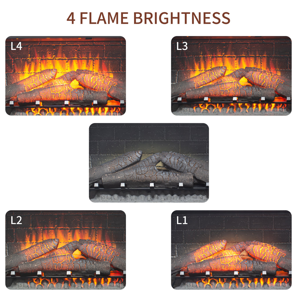 36 inch Infrared Electric Fireplace with Removable Trim kit Insert, Touch Panel Home Decor Heater - Grand Goldman Shop