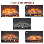 36 inch Infrared Electric Fireplace with Removable Trim kit Insert, Touch Panel Home Decor Heater - Grand Goldman Shop