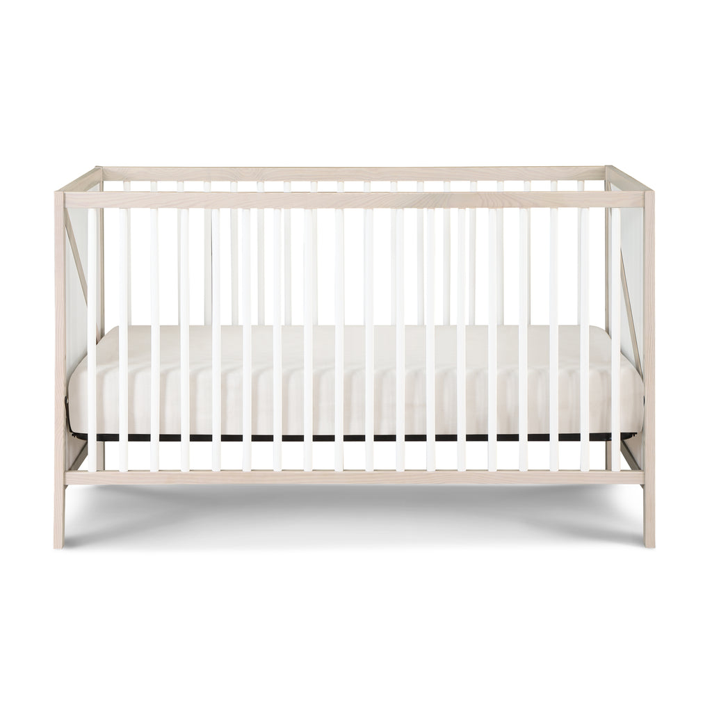Pixie Zen 3-in-1 Crib in Washed Natural/White | Premium Home Decor - Grand Goldman