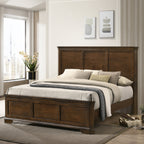 Maderne Traditional Wood Panel 5 pieces Queen Bed set with Dresser, Mirror, Nightstand and Chest - Grand Goldman Shop