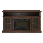 Classic TV Media Stand Modern Entertainment Console for TV Up to 65' with Open and Closed Storage Space, Espresso, 58.25'W*15.75'D*32'H - Grand Goldman Shop