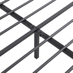 Full Bed Frame with  Storage Headboard, Charging Station and LED Lights, Upholstered Platform Bed with Heavy Metal Slats, No Box Spring Needed, Noise Free, Easy Assembly, Dark Gray - Grand Goldman Shop