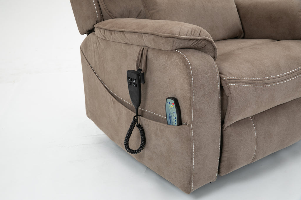 Lounge chair lift chair relax sofa chair sitting room furniture sitting room power supply elderly electric lounge chair (180 degree lying flat) - Grand Goldman Shop