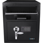 Digital Keypad Depository Safe Steel Construction Black 1.1 Cu Ft - Grand Goldman
