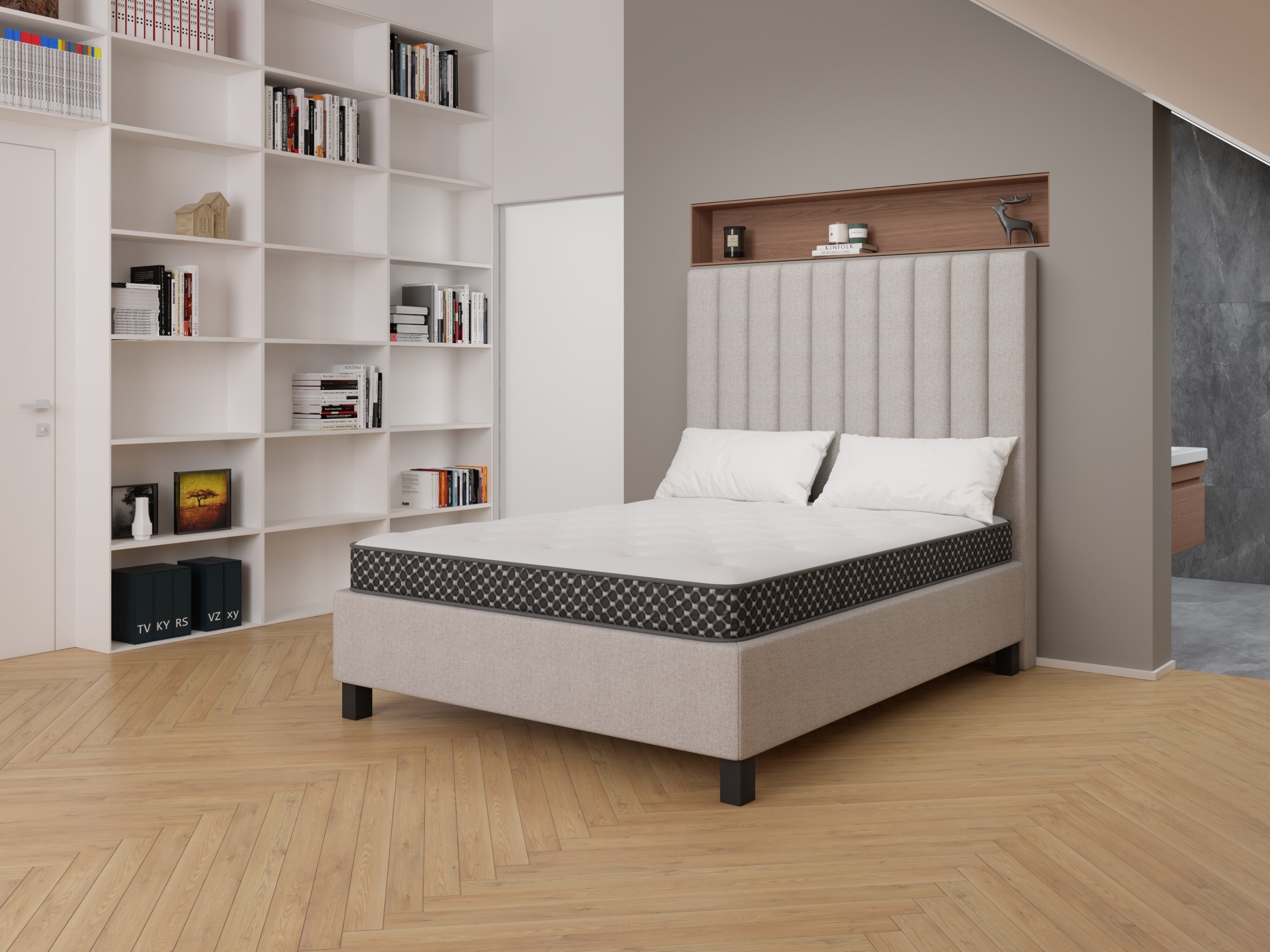 6' Quilted Foam Firm Twin Mattress - Grand Goldman Shop