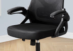Office Chair, Adjustable Height, Ergonomic, Swivel, Work, Black Metal, Black Mesh, Contemporary, Modern | Premium Home Decor 