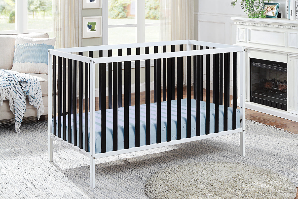 Deux Remi Island Crib White/Black - Grand Goldman