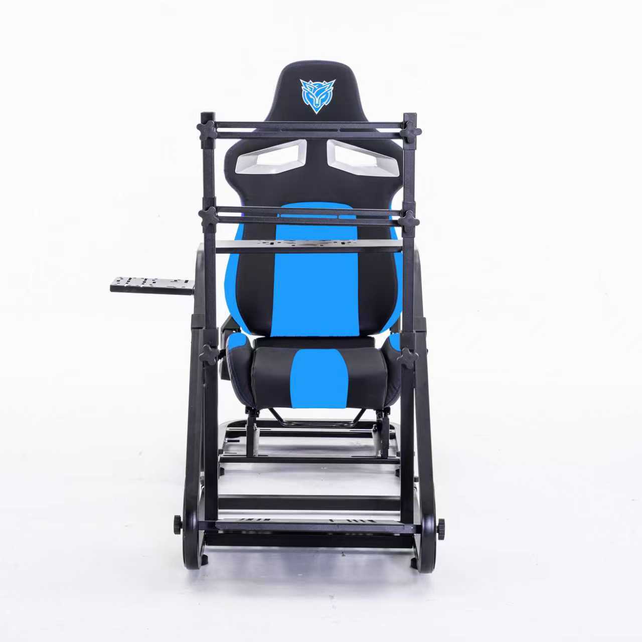 Enhanced and stable racing wheel cockpit, compatible with Fanatec, PXN, Thrustmaster, and Logitech adjustable driving simulat