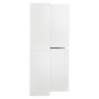 K&K 72' Tall Farmhouse Kitchen Pantry Cabinet with 8 Door Shelves, Curved Design Storage Cabinet with 3 Adjustable Shelves, Hidden Drawer, Versatile Cupboard for Kitchen, Dining & Bathroom, White - Grand Goldman Shop