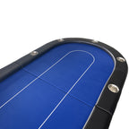 INO Design 94' Fodable Poker Table for 10 players, Blue | Premium Home Decor - Grand Goldman
