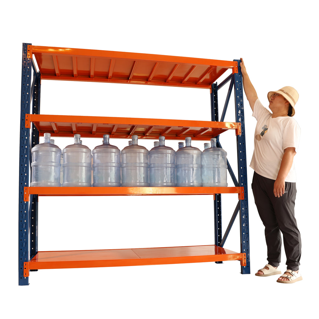Garage shelves Heavy Duty - 4400 lbs garage storage 4 levels, adjustable metal shelving units and storage, industrial shelves utility shelves for commercial store tools gym - Grand Goldman Shop