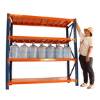 Garage shelves Heavy Duty - 4400 lbs garage storage 4 levels, adjustable metal shelving units and storage, industrial shelves utility shelves for commercial store tools gym - Grand Goldman Shop