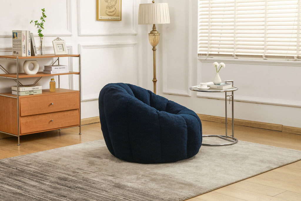 Bean Bag Chair, Bean Bag Sofa Chair with Armrests Stuffed High-Density Foam, Lazy Sofa Comfy Chairs BeanBag Chair for Adults in Living Room,Bedroom Reading - Grand Goldman Shop