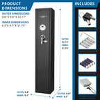 1 83 Cu Ft Biometric Rifle Safe - Grand Goldman