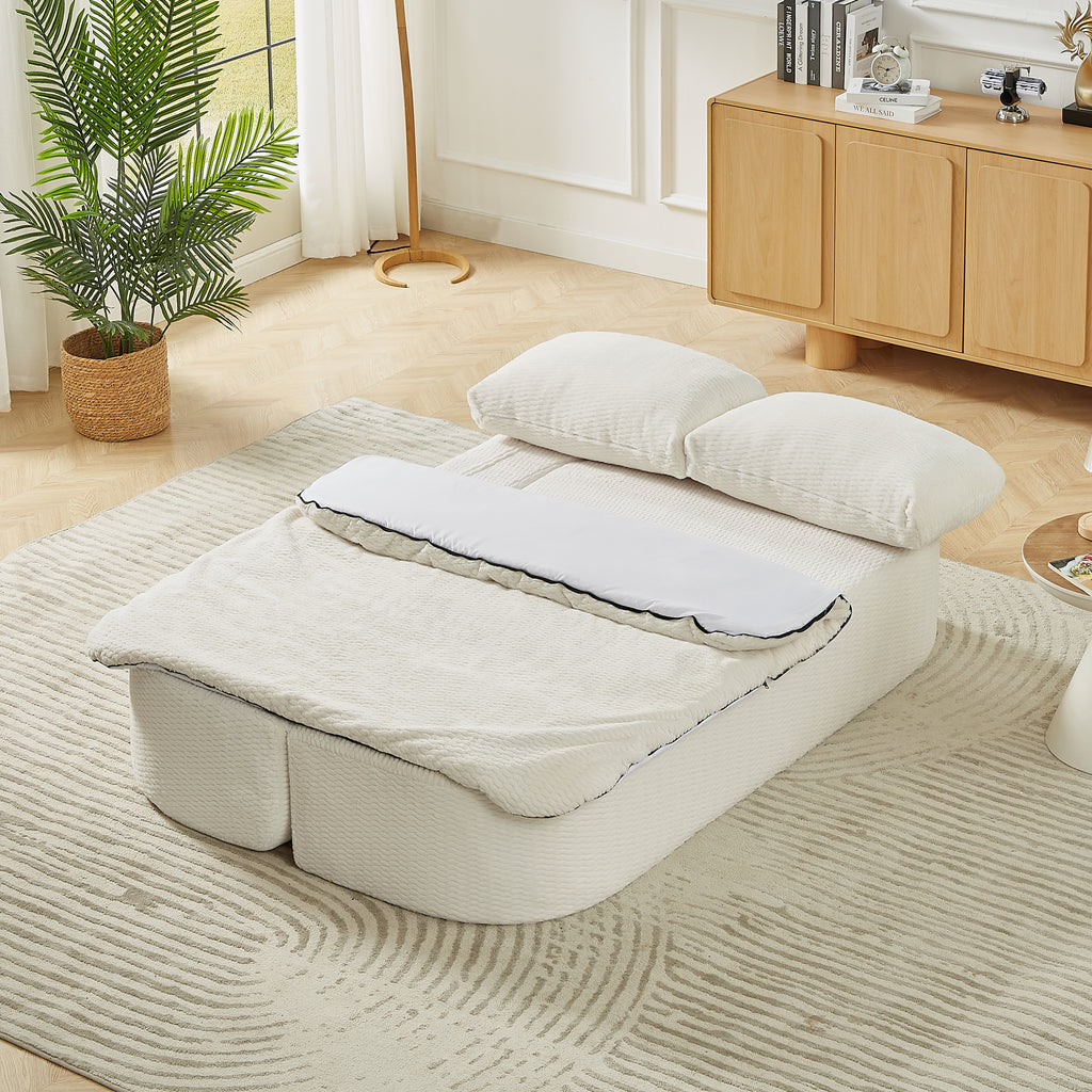 Convertible Sleeper Sofa, Modern Folding Futon Floor Foam Compression Sofa Bed Couch for Living Room Bedroom ApartmentConvertible Sleeper - Grand Goldman Shop