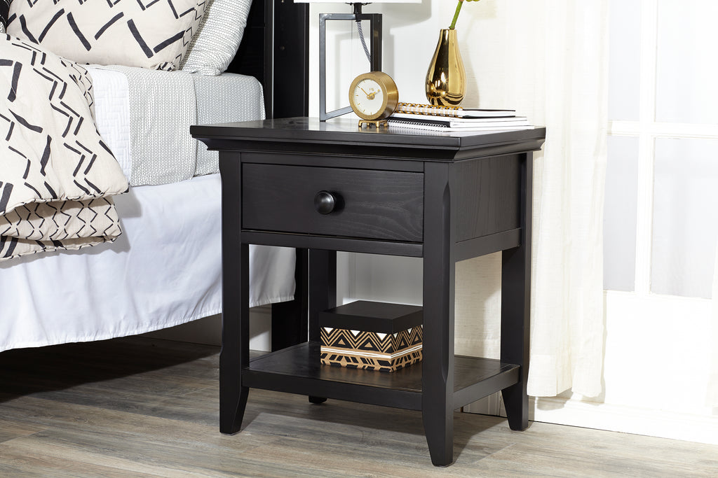 Overland Nightstand Forever Black - Grand Goldman
