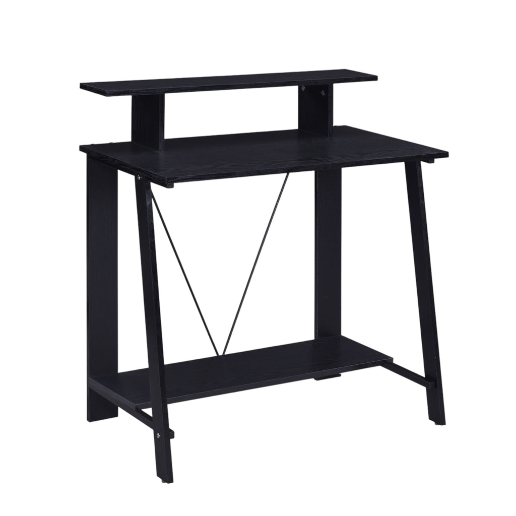 Nypho Black Finish Writing Desk - Grand Goldman