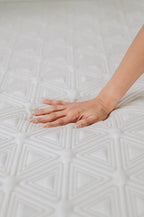 Omne Sleep 8' Gel Memory Foam Mattress Twin XL in White/Dark Gray - Grand Goldman Shop