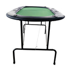 INO Design 73' Foldable Poker Table with Cup Holders #16364 Green - Grand Goldman