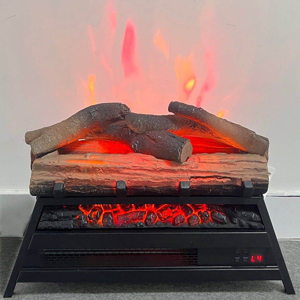 23 inch Electric Fireplace  3D Log set insert, Infrared Fireplace Heater for Indoor - Grand Goldman Shop