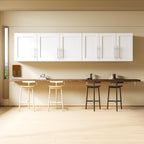 Stackable Wall Mounted Storage Cabinet, 11.81 'D x 31.50'W x 29.92 'H, White - Grand Goldman Shop