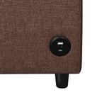 Orisfur Pull Out Sofa Bed Loveseat Sleeper with Twin Size Memory Mattress, USB Ports, Brown Linen, 57.9' - Grand Goldman Shop