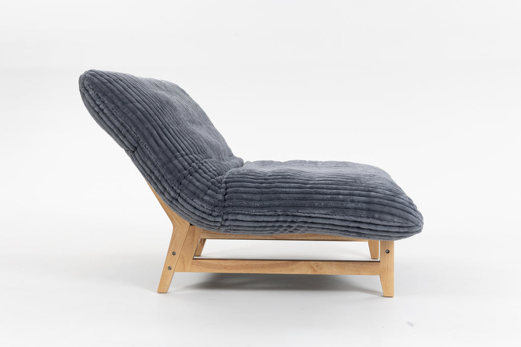 Bean bag chair for Adults ,Accent Armless Lazy Sofa, Casual Single Sofa, Corduroy Fabric, For Living Room And Bedroom , With Backrest, Single Seat - Grand Goldman Shop