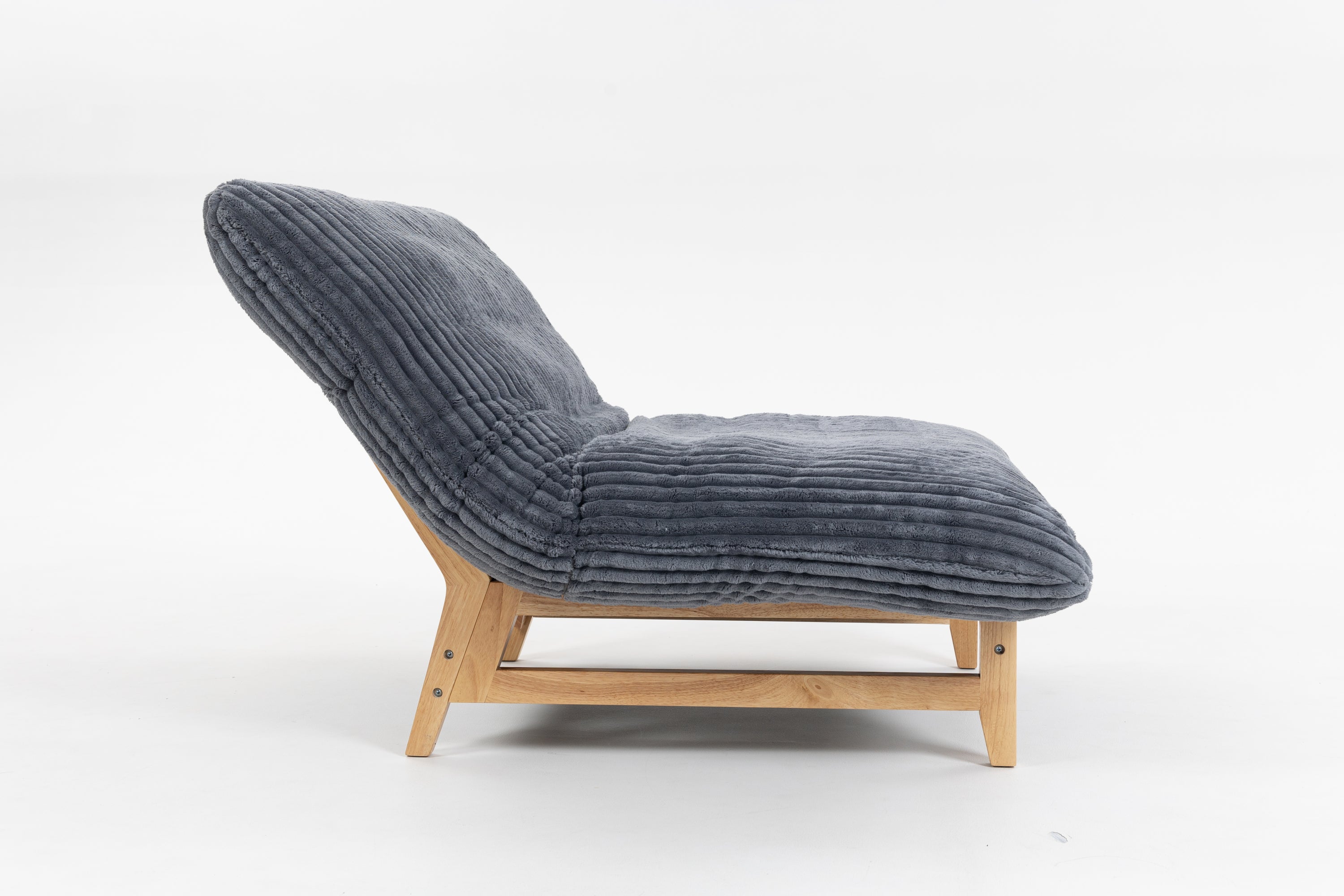 Bean bag chair for Adults ,Accent Armless Lazy Sofa, Casual Single Sofa, Corduroy Fabric, For Living Room And Bedroom , With Backrest, Single Seat - Grand Goldman Shop