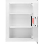 White Biometric Wall Safe - Grand Goldman