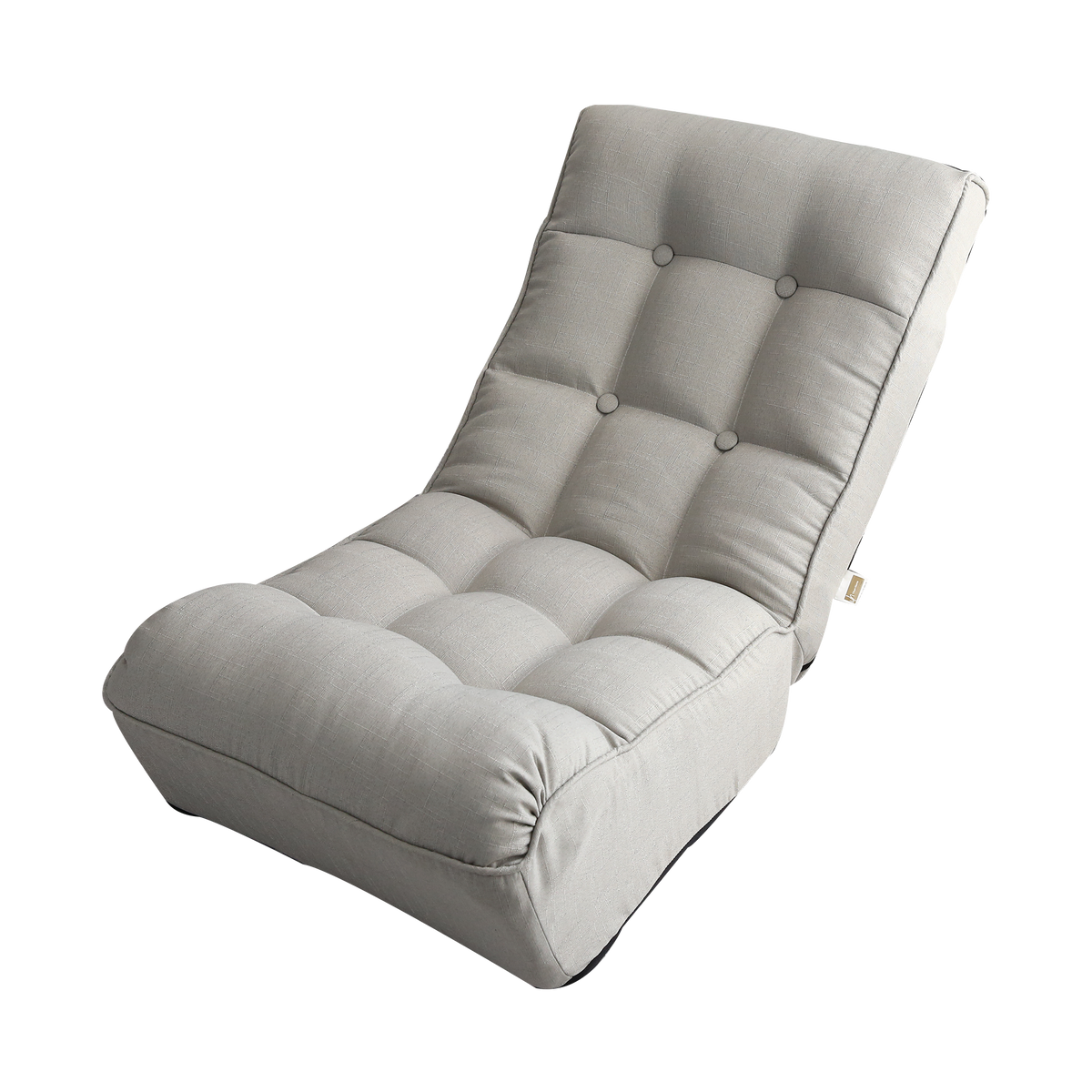 Adjustable Gray Metal Reclining Chair for Living Room and Balcony - Grand Goldman Shop