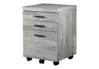 File Cabinet, Rolling Mobile, Storage Drawers, Printer Stand, Office, Work, Grey Laminate, Contemporary, Modern | Premium Hom