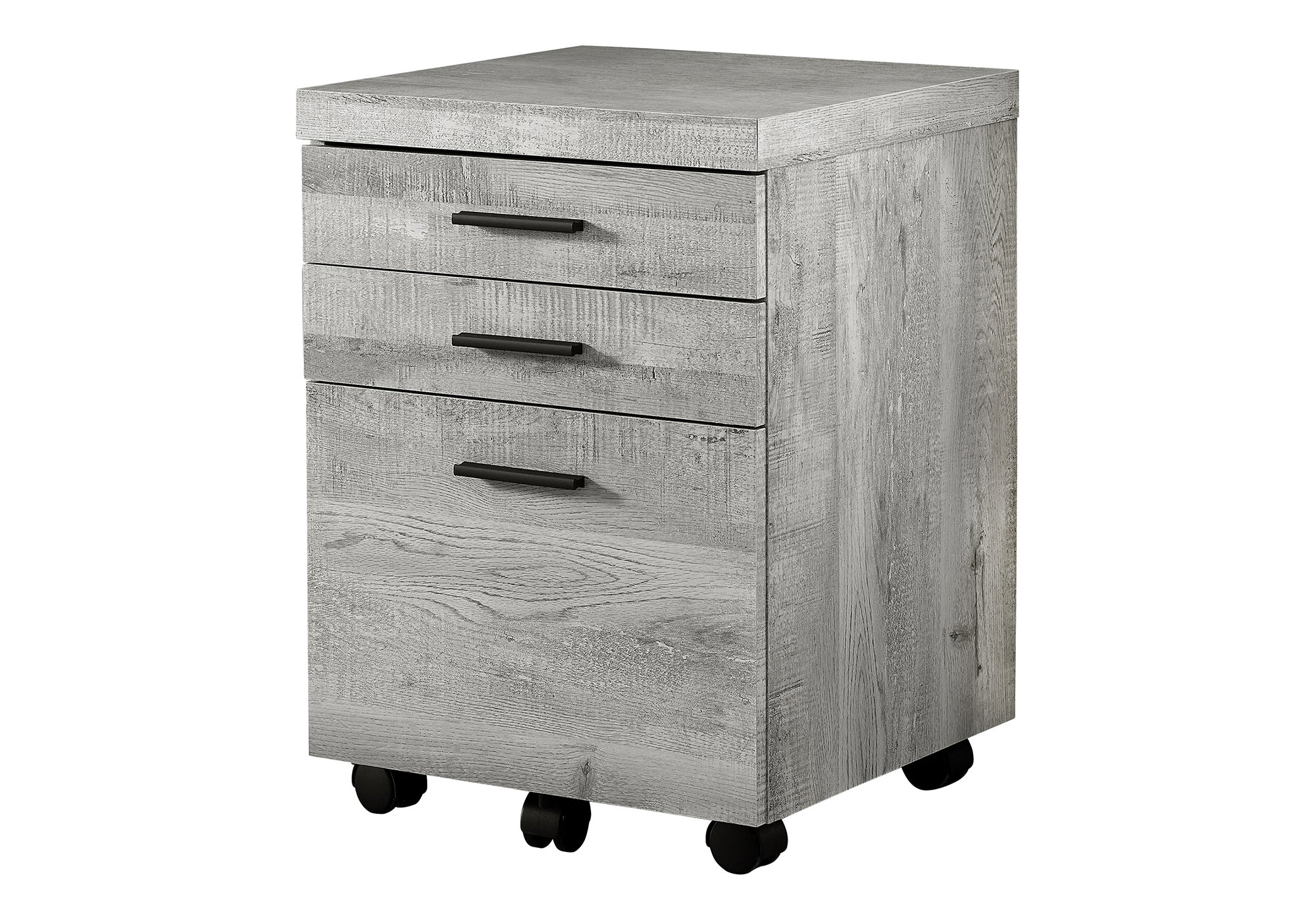 File Cabinet, Rolling Mobile, Storage Drawers, Printer Stand, Office, Work, Grey Laminate, Contemporary, Modern | Premium Hom