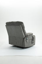 Lift Chair for Big and Tall Person with Inconvenient Legs: High Density Foam Lift Sofa with Heat and Massage, 2 Pockets, 2 Cup Holder, 2 Remote, OKIN Motor - Grand Goldman Shop