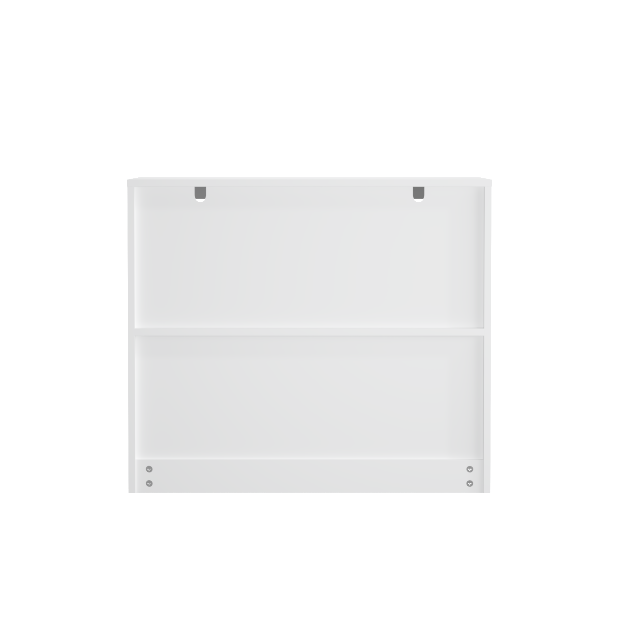White Wooden Kids Toy Storage Organizer with Large Drawer and Low Bookshelf for Nursery & Playroom, Engineered Wood Cabinet f